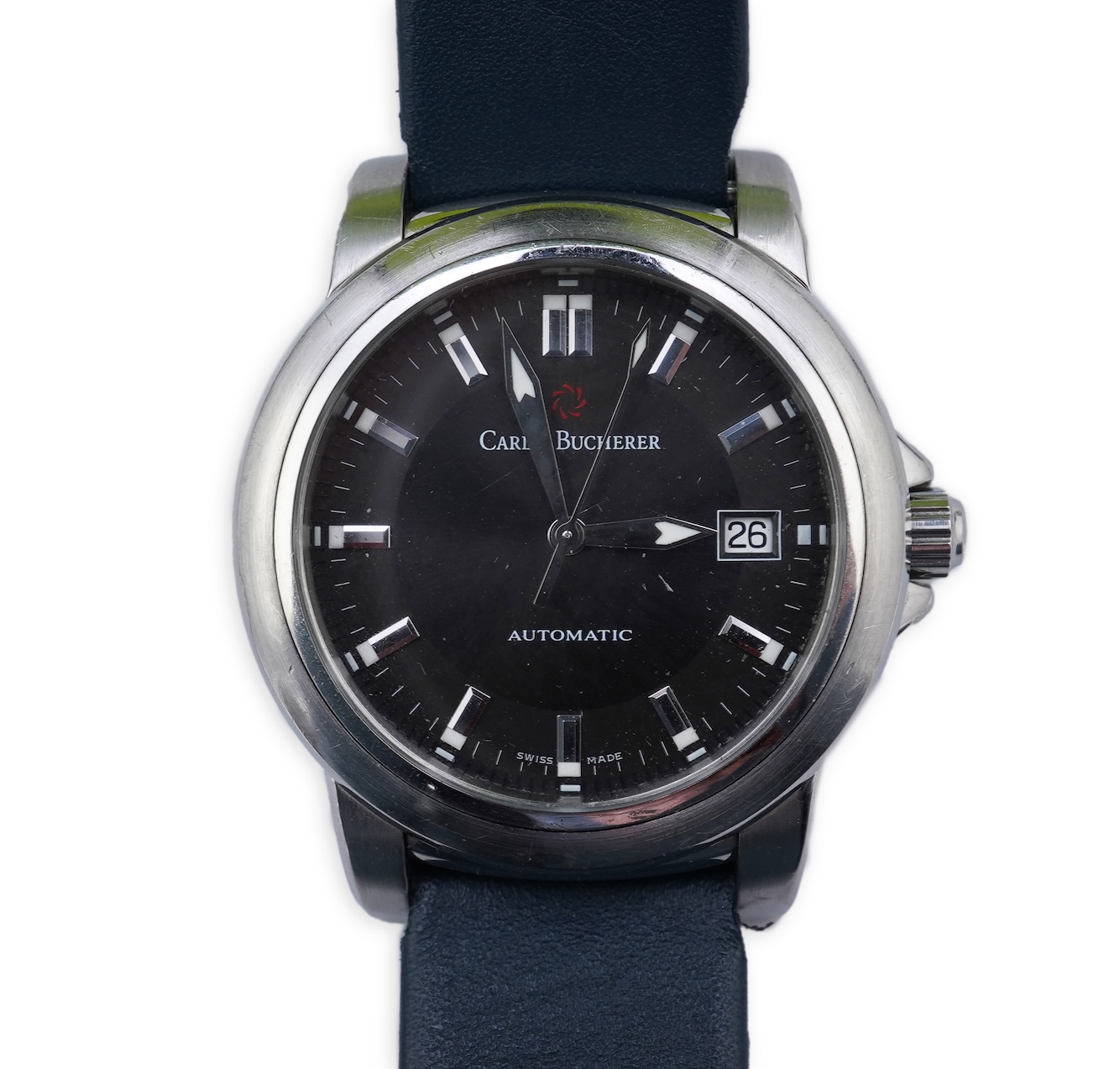 A gentleman's recent stainless steel Carl F. Bucherer Patravi Automatic wrist watch